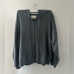 Never worn Aeropostale zip up, Size XL, Color a blueish gray